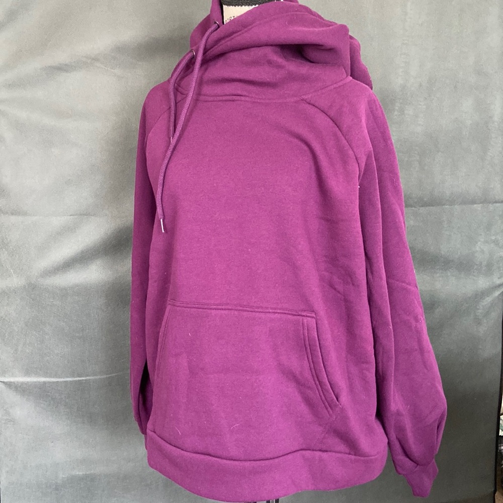 Zenana Pink/Purple Women's Hoodie XL